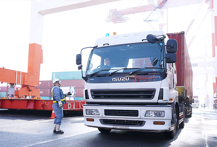 コンテナ内の積荷の安全確保が最大のテーマ