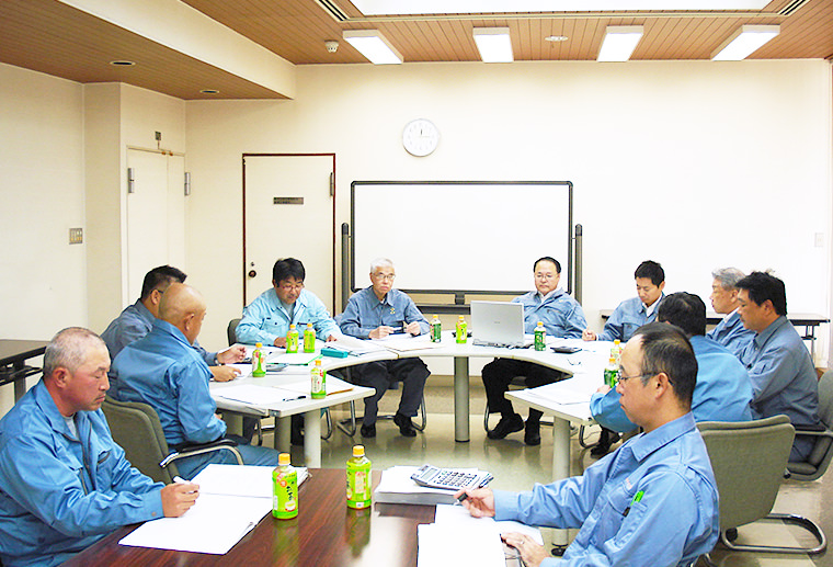 各事業所での安全対策の共有